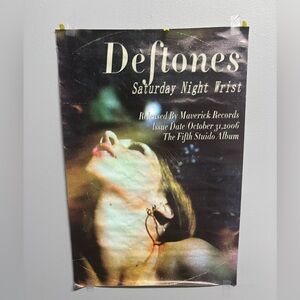 Saturday Night Wrist Art Poster - Black and Cream